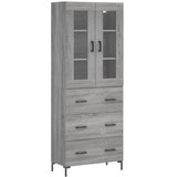  Visoka komoda siva sonome 69,5x34x180 cm od konstruiranog drva | shoptok.hr