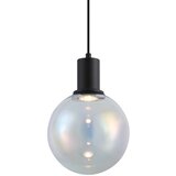 QAZQA Dizajnerska viseča svetilka črna z mavričnim steklom 20 cm - Mallon | Shoptok.si