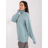 Wool Fashion Italia Sweater-AT-SW-2355-2.30X-Dark Mint | Shoptok.si