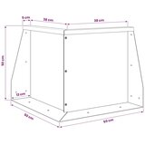  Zid za zadržavanje 50 x 50 x 50 cm Otporni čelik Rđa - Otporni čelik 50 x 50 x 50 cm 1 x 270° kut | shoptok.hr