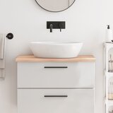 vidaXL Kupaonska radna ploča 80 x 50 x 2 cm netretirano masivno drvo Cijene