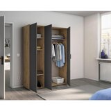 Rauch Möbel OMARA S KLASIČNIMI VRATI, siva, hrast artisan | Shoptok.si