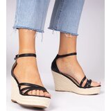 D/CEO marka niezdefiniowana Black espadrille sandals with a wedge Malasia | ePonuda.com
