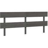  Uzglavlje za krevet sivo 204 x 3 x 81 cm od masivne borovine | Eponuda.ba