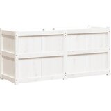  Vrtna sadilica bijela 150 x 50 x 70 cm od masivne borovine | shoptok.hr