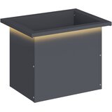  Vrtna posuda za sadnju s LED svjetlom Antracit 30 x 40 x 30 cm Slike