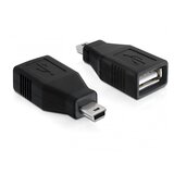 Delock USB 2.0 adapter [1x mini USB - 1x ženski konektor USB 2.0 tipa A] 65277 | Eponuda.ba