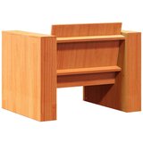 vidaXL Vrtna sofa voštano smeđa 79 x 60 x 62 cm od masivne borovine | shoptok.hr
