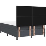  Krevet s box sprincom s madracem tamno siva 140x200 cm corduroy tkanina | shoptok.hr