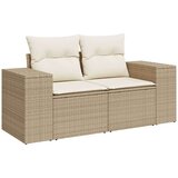  5-dijelni vrtni set sofa s jastucima bež od poliratana | shoptok.hr