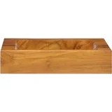 Umivaonik od masivne tikovine 50 x 35 x 10 cm