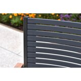 Gardenson VRTNA GARNITURA PALIANO aluminij barve grafita, naravne barve | Shoptok.si