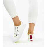 Cross Jeans White women's sneakers with color | Shoptok.si