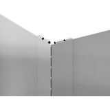  Ograda oko Travnjaka 4 pcs 100 x 100 x 20 cm Čelik Srebrna | Eponuda.ba