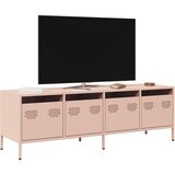vidaXL TV ormarić ružičasti 135x39x43,5 cm hladno valjani čelik Cijene