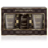 Baylis & Harding Black Pepper & Ginseng darilni set Mini Trio (za obraz, telo in lase) za moške