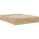  Okvir za krevet s ladicama Sonoma hrast 160 x 200 cm | shoptok.hr