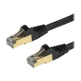 StarTech.com 6ASPAT150CMBK kabel za umrežavanje Crno 1,5 m Cat6a U/FTP (STP) | shoptok.hr