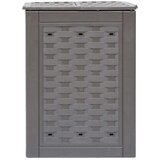  Vrtni kompostnik 2 kosa rjave barve 60x60x83 cm 600 L | Shoptok.si