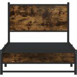  Metalni okvir kreveta bez madraca boja hrasta 90x200 cm | Eponuda.com