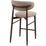 House Nordic Bež/tamno smeđa podstavljena barska stolica (visine sjedala 65 cm) Levanto – | shoptok.hr