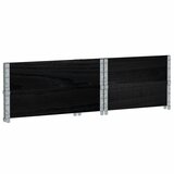  Okviri za palete 2 kom crni 80x60 cm od masivne borovine | shoptok.hr