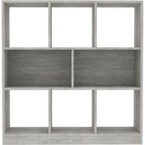 Ormarić za knjige boja betona 97,5 x 29,5 x 100 cm drveni | Eponuda.com