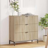 vidaXL Ormarić / Komoda sonoma hrast 79,5 x 33 x 82 cm Konstruirano drvo | shoptok.hr