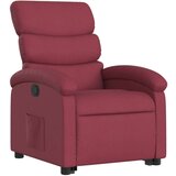  Naslonjač na podizanje od tkanine crvena boja vina | shoptok.hr