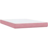  Krevet s oprugama i madracem ružičasti 160x210 cm baršunasti | shoptok.hr