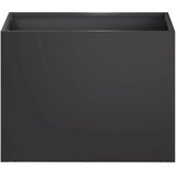  Vrtna saksija Crna 40 x 30 x 30 cm Čelična vrata - Crna 40 x 30 x 30 cm 1 | shoptok.hr