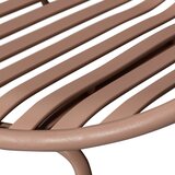 WOOOD Rožnat plastičen vrtni stol s podstavkom za noge Bruce – | Shoptok.si