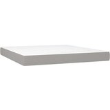  Box spring postelja z vzmetnico svetlo siva 180x200 cm blago, (20788830) | Shoptok.si