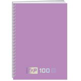 Sazio basic spiral, sveska sa spiralom, top, 100 lista, odaberite motiv ljubičasta A4 karo | ePonuda.com