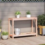 Stol za sadnju s policom 108 x 35 x 75 cm od masivne duglazije | shoptok.hr