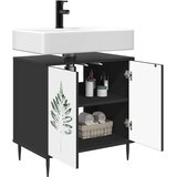  Kupaonski ormar HANAU Crni hrast 60 x 40 x 61 cm | shoptok.hr