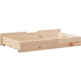  Ladice ispod kreveta s kotačima 2 kom 90x55x17 cm od borovine | shoptok.hr