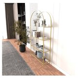 Hanah home polica za knjige mona gold glass | ePonuda.com