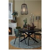 Light & Living Crni okrugli blagovaonski stol s pločom stola od bagrema ø 140 cm Yellov – | shoptok.hr