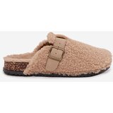 Boto Women's slippers with sheep fur lining Beige Lorivine | shoptok.hr
