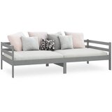  Dnevni ležaj od masivne borovine sivi 90 x 200 cm | Eponuda.com