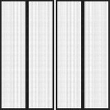  Zastori protiv insekata 2 kom s magnetima 220 x 100 cm crni | shoptok.hr