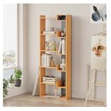 Hanah home Polica za knjige Palermo Natural Anthracite | Eponuda.com