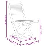 vidaXL Bistro garnitura 3-delna iz bambusa | Shoptok.si