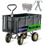 KADAX Vrtni voziček Transportna prikolica za samokolnico 450 kg s ponjavo Velika, (5000346845) | Shoptok.si