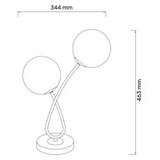 Bb Link Stona lampa 2*G9 Crna/Bakar TALIA 47 | ePonuda.com