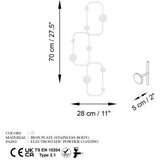 WALLXPERT metalna zidna kuka boja bela lizzard b | ePonuda.com