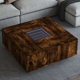  Stolić s beskonačnim LED svjetlima boja hrasta 100x100x40 cm | shoptok.hr