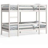 vidaXL Dnevna postelja bela 90x190 cm trdna borovina | Shoptok.si