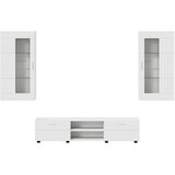  Set TV komoda s ladicama FLORIN 3 pcs Bijelo Konstruirano drvo | Eponuda.com